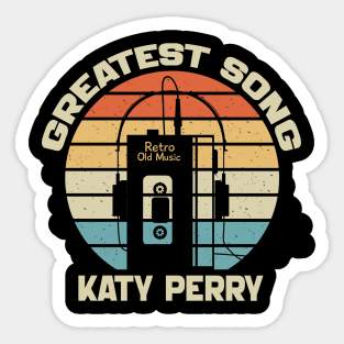 Katy Perry Vintage Sticker